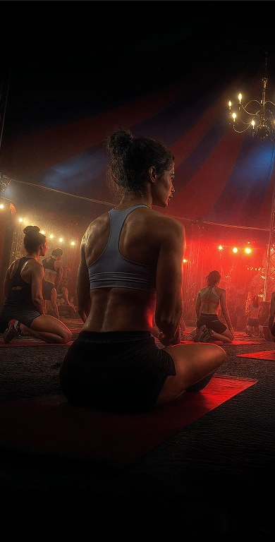 Image de fond circus mobile